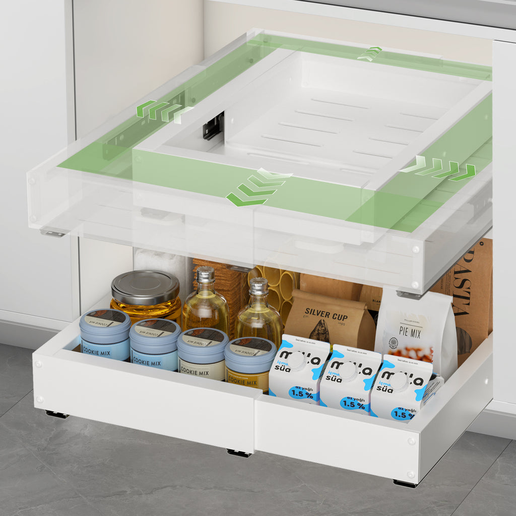 Ausziehbarer Schrank-Organizer – Breite & Tiefe verstellbar